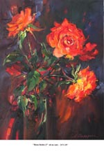 Rose Series-2, Oil on Canvas